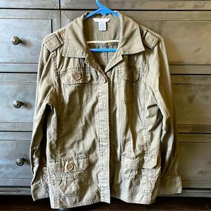 Army green lightweight jacket
